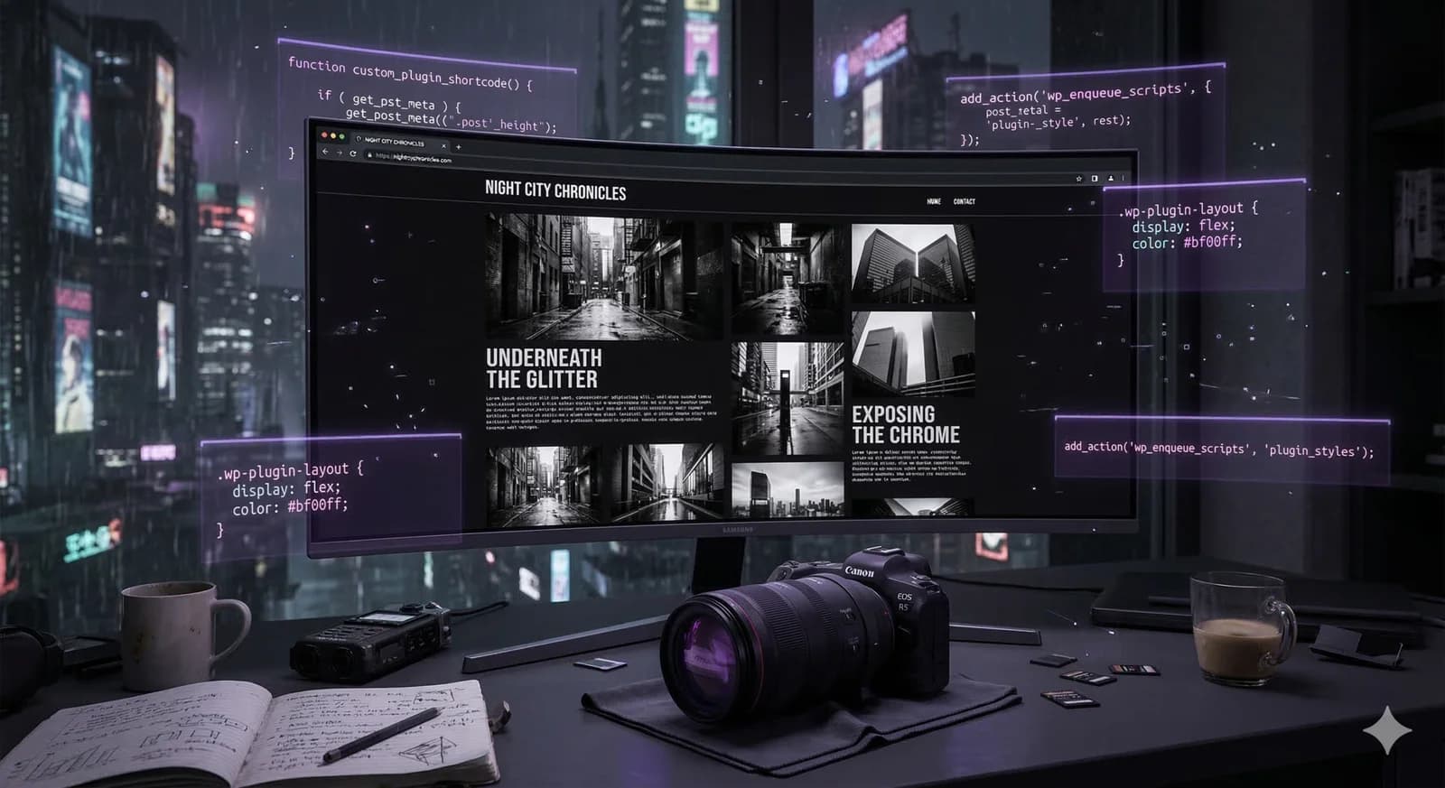 Case File 02: Investigative Thematic UI (Eye-Shots)